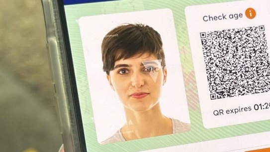 A mock-up of Victoria’s incoming digital driver’s licence.