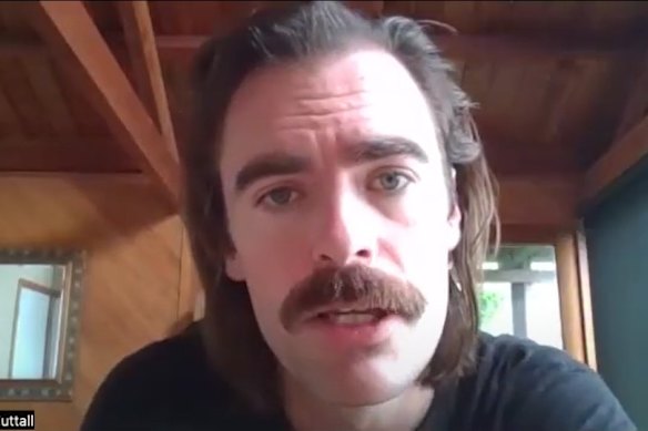 Tobias Nuttall in a recent Waking World episode that was filmed and uploaded to YouTube.