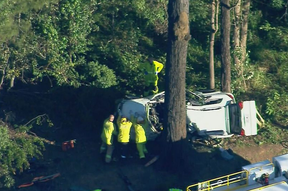 A baby has died days after a crash in Caboolture. His mother had died at the scene.