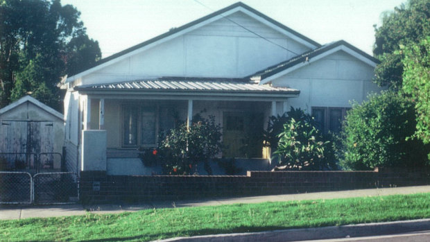 Jenny Haynes' family home in Greenacre. Assaults took place in the adjoining shed.