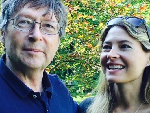 Lloyd Devereux Richards (left), who spent years pursuing his dream of writing a book, with his daughter Marguerite (right).