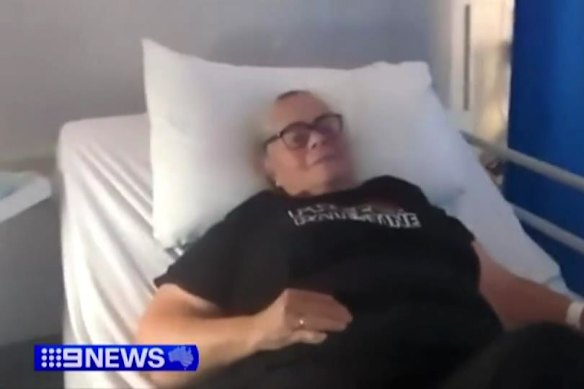 Jann AlHafny, 69, has criticised police actions during Monday night’s protest.