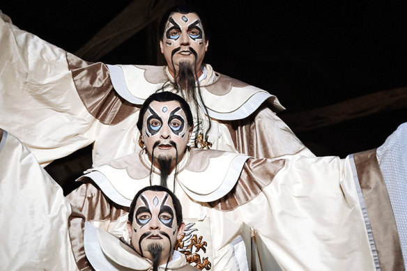 Ping, Pong and Pang ... Opera Australia’s production of Turandot.