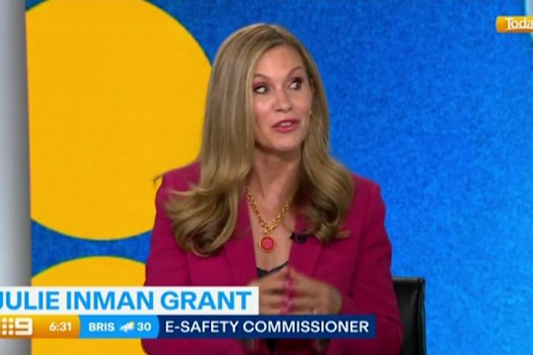 eSafety commissioner Julie Inman Grant said the codes were the first enforceable protections of their kind in the world.