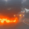 Rioting in Ballymena, Northern Ireland
