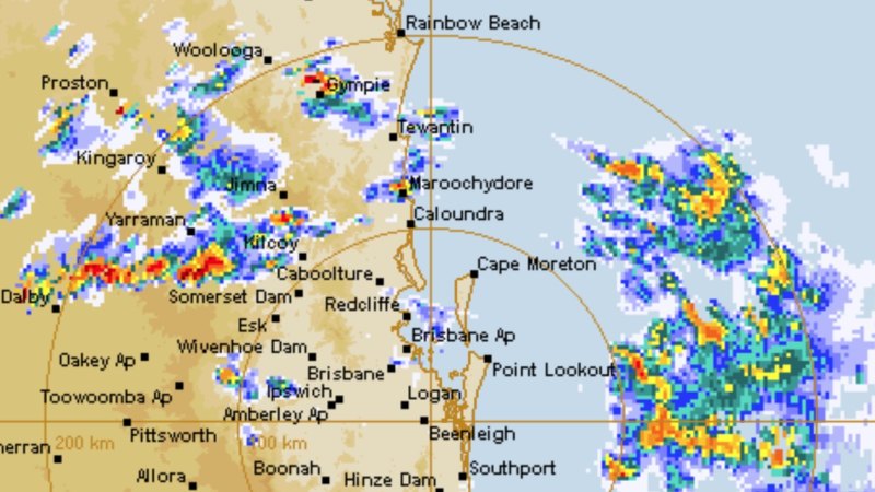 More Storms Potentially Severe Heading For South East Queensland