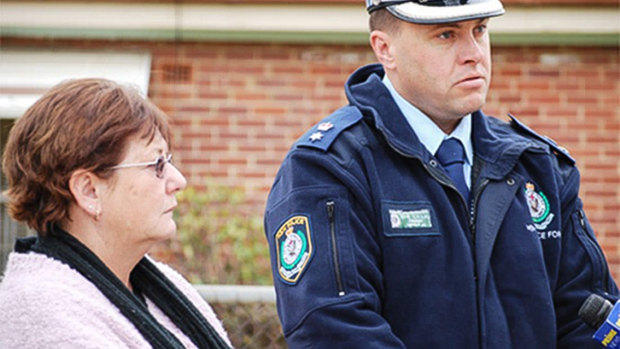 Kristy Lee Williams' mother Cathy Ryan with Superintendent Mark Szalajko in 2009.