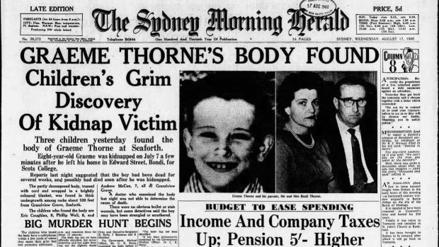 Graeme Thorne’s body was found six weeks later