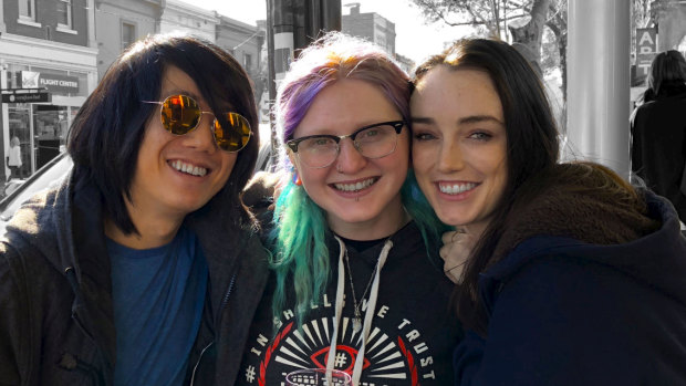 Assembly Four co-founders Jack Chen, Eliza Sorensen and Lola Hunt.