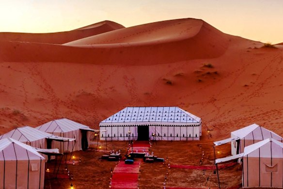 Sands amazing: The Merzouga luxury desert camps in Morocco.