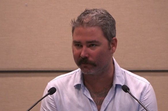 Jake Reid says the CFMEU tried to make him pack up when it was raining, despite working indoors.