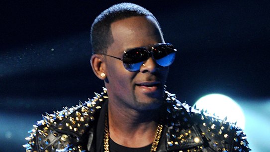 R. Kelly performing at the BET Awards in Los Angeles in 2013. 