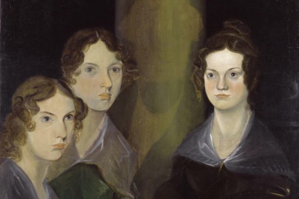 Anne, Emily and Charlotte Bronte as painted by their brother, Branwell.