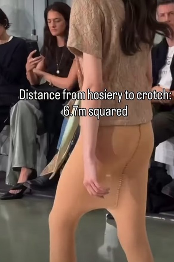 High fashion has become a trip hazard. 