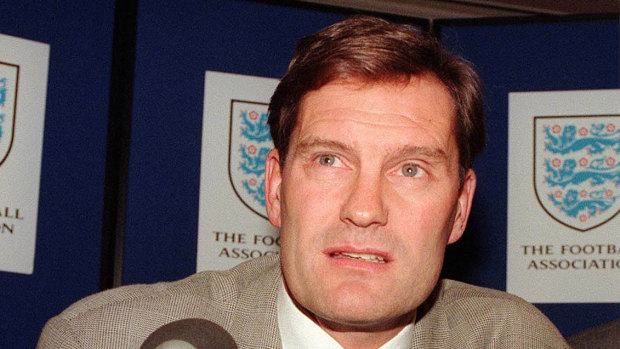 Hoddle after being sacked as England manager back in 1999.