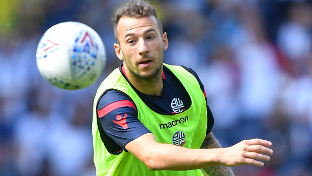 Import: Adam Le Fondre with Bolton in the second tier of English football.