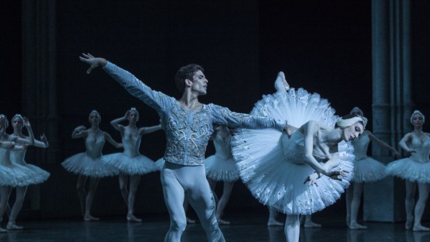 The Paris Opera Ballet perform Rudolf Nureyev’s production of <i>Swan Lake</I>.