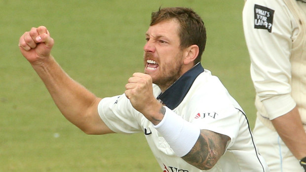 James Pattinson continued his demolition job on day four as Victoria claimed the Sheffield Shield.