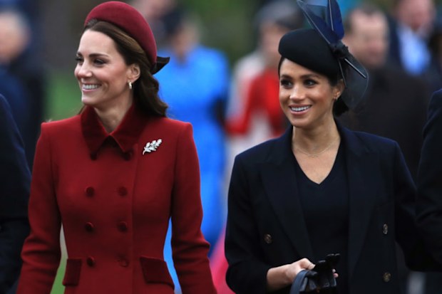 Kate Middleton and Meghan Markle did not attend. 