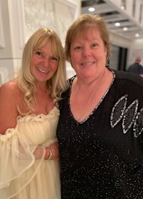 After separating from her husband, Leanne Staggard (left) is staying with Julie, her friend of 55 years.