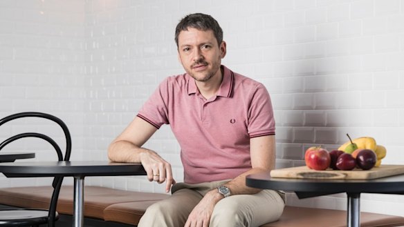 Fabian Siegel, CEO of recipe kit company Marley Spoon. 