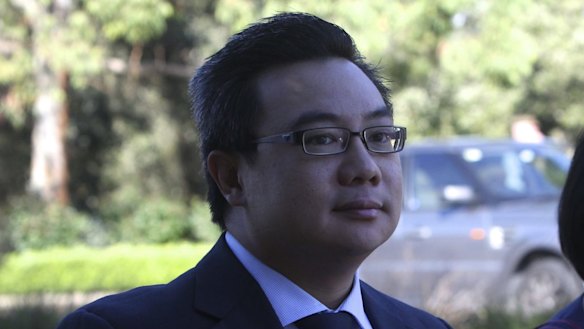 Ong Ming Tan at a court appearance during his prior case in 2012.