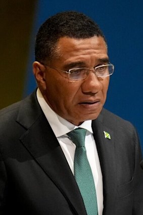 Jamaican Prime Minister Andrew Holness.