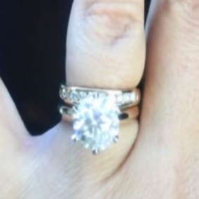 The $80,000 ring stolen during the Werribee burglary in January.