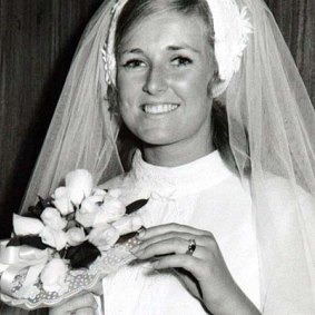 Lynette Dawson on her wedding day.