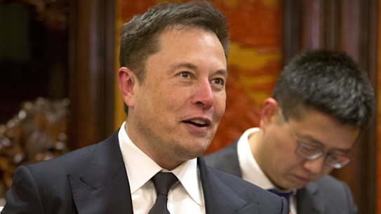 Tesla founder and former chairman Elon Musk. 