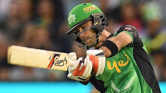 Glenn Maxwell hit a 50 but wasn't happy.