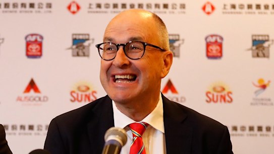 Suns chairman Tony Cochrane.