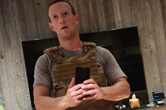 Mark Zuckerberg posts about his fitness prowess to Instagram.