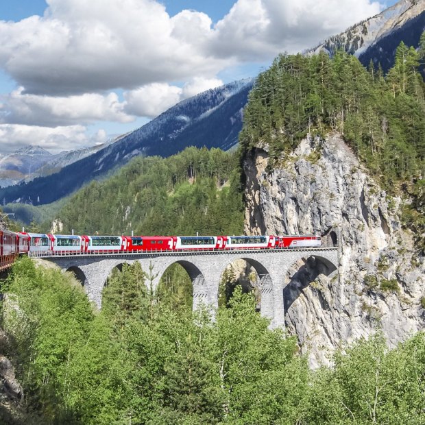 Switzerland’s Glacier Express.