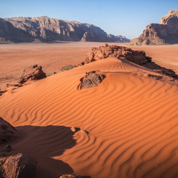 Wadi Rum in Jordan.