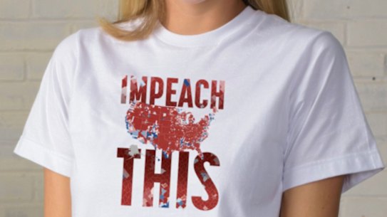 The Nevada Republican Party is attempting to profit from the scandal be selling these T-shirts for US$35.