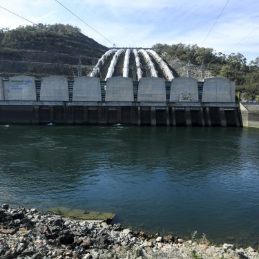 Tumut 3 power station at the Snowy Hydro Scheme. Recycled materials could be used in the building of parts of Snowy Hydro 2.0.