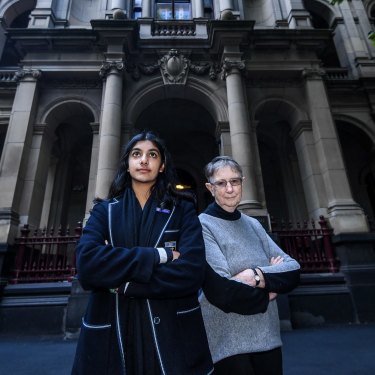 Anjali Sharma, with “litigation guardian” Sister Brigid Arthur, joined seven other teens to take the federal government to court.