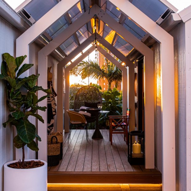 Like glamping, but accessed by a lift ride: the newly refurbished qtQT on the Gold Coast.