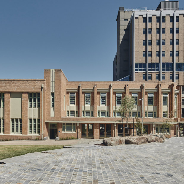 The University of Melbourne student precinct was designed to encourage students to get together.