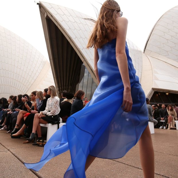Dion Lee has shown his collection twice at the Sydney Opera House.