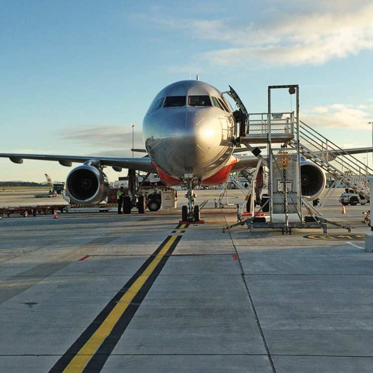 Pricey business: the tarmac at Melbourne Airport.
