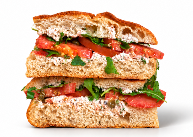 A panino (Italian deli sandwich) from Super Mercato