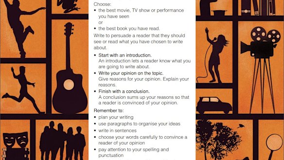 The 2015 NAPLAN writing prompt for years 7 and 9.