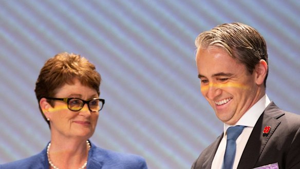 CBA chairperson Catherine Livingstone and CEO Matt Comyn CEO: Great tag team.