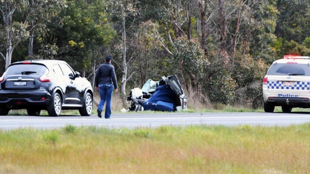 Jacqueline Vodden died in this crash on the Western Highway.