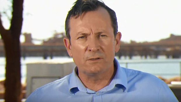 WA Premier Mark McGowan said the situation was not ideal. 