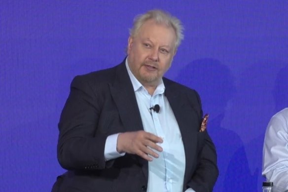 WiseTech founder Richard White at the company’s investor day.
