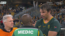 Eben Etzebeth on the sidelines.