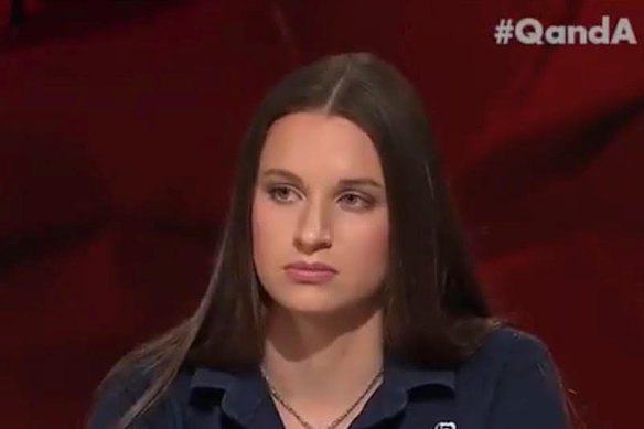 Kate McBride took no prisoners, having a go at Littleproud and Fitzgibbon for political squabbling.